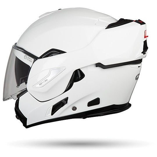 Modular helmet Flip UP Motorcycle Airoh REV 19 COLOR Glossy White