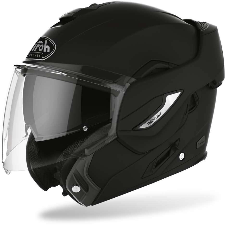 Modular helmet Flip UP Motorcycle Airoh REV 19 COLOR Matt Black