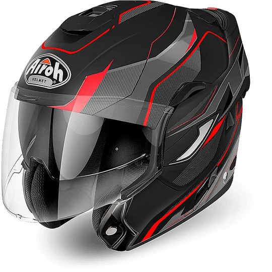 Modular helmet Flip UP Motorcycle Airoh REV 19 REVOLUTION Matt Black