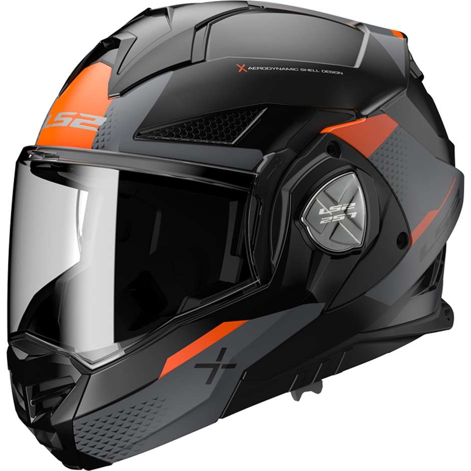 Modular Helmet In HPFC Approved P / J Ls2 FF901 ADVANT X OBLIVION Matt Black Titanium