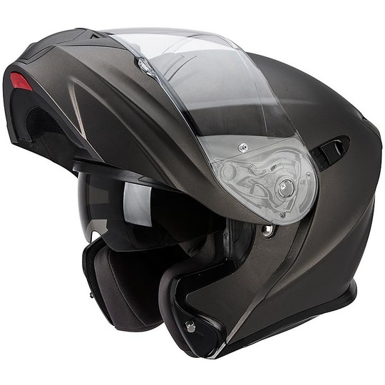 Modular Helmet Scorpion Exo-920 Solid Mono Black Opodo