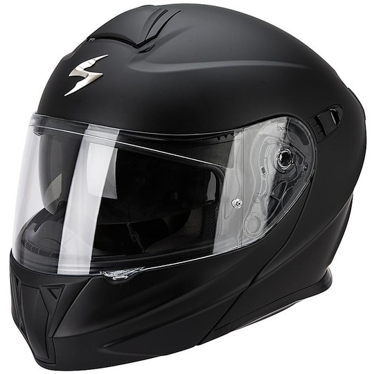 Modular Helmet Scorpion Exo-920 Solid Mono Black Opodo