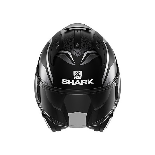 Modular Helmet Tilting Motorcycle Shark EVO ES Yari Mat Black Anthracite Matt