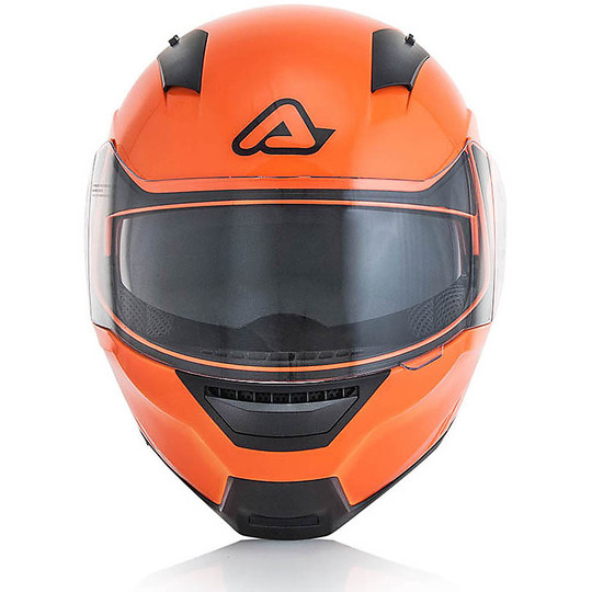 Modular Motorcycle Helmet Acerbis Box G-348 Fluo Lucido Orange