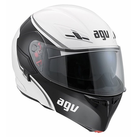 Modular Motorcycle Helmet Agv New Compact Dual Certification Course Multi White Cane Rifle