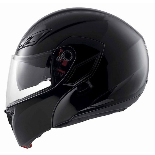 Modular Motorcycle Helmet Agv New Compact Dual Mono approval Gloss Black