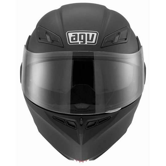 Modular Motorcycle Helmet Agv New Compact Dual Mono Certification Matt Black