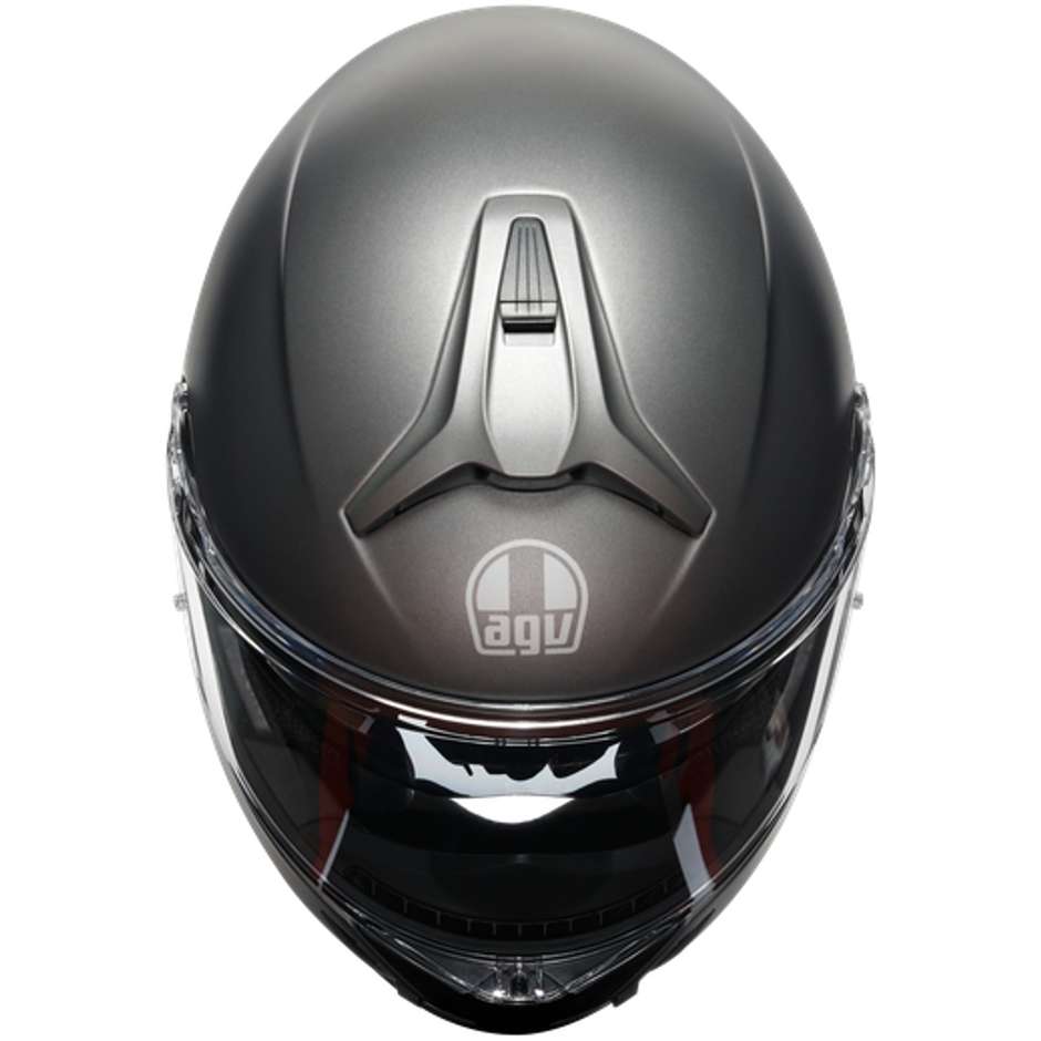 Modular Motorcycle Helmet Agv TOURMODULAR LUNA Matt Gray