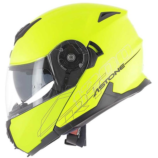 Modular Motorcycle Helmet Approval P / J Astone RT1200 Fluo Yellow