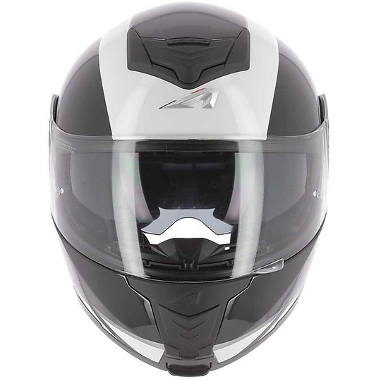 Modular Motorcycle Helmet Approval P / J Astone RT1200 KING Glossy White