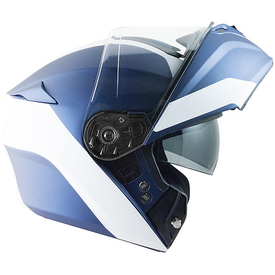 Modular Motorcycle Helmet Approval P / J CGM 508s BERLIN Blue Matt White