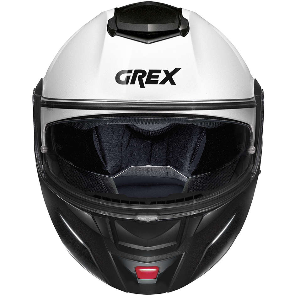 Modular Motorcycle Helmet Approval P / J Grex G9.2 OFFSET N-Com 012 Metal White
