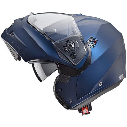 Modular Motorcycle Helmet Approved P / J Caberg DUKE II Matt Blue Yama
