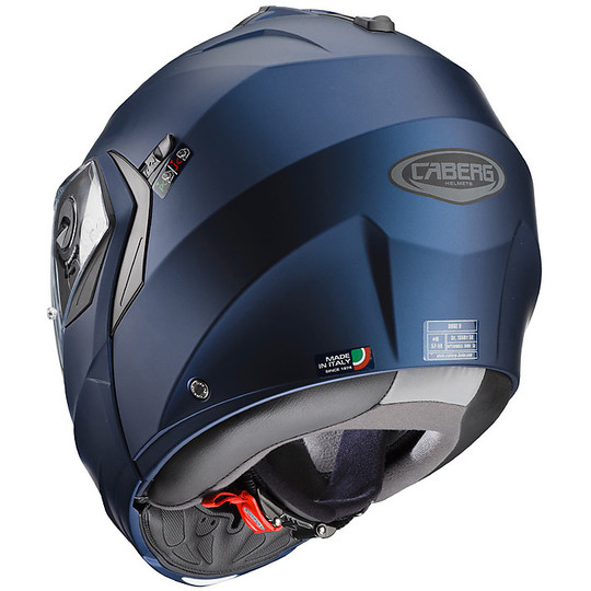 Modular Motorcycle Helmet Approved P / J Caberg DUKE II Matt Blue Yama