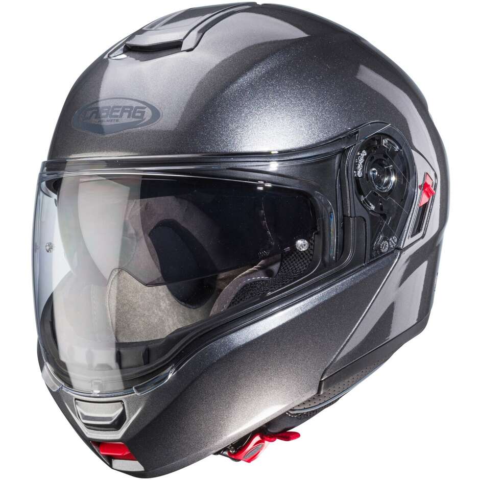 Modular Motorcycle Helmet Approved P / J Caberg LEVO X Metal Gray