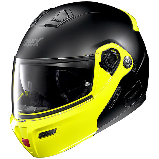 Modular Motorcycle Helmet Approved P / J Grex G9.1 Evolve 31 Couplè N-COM Matt Black