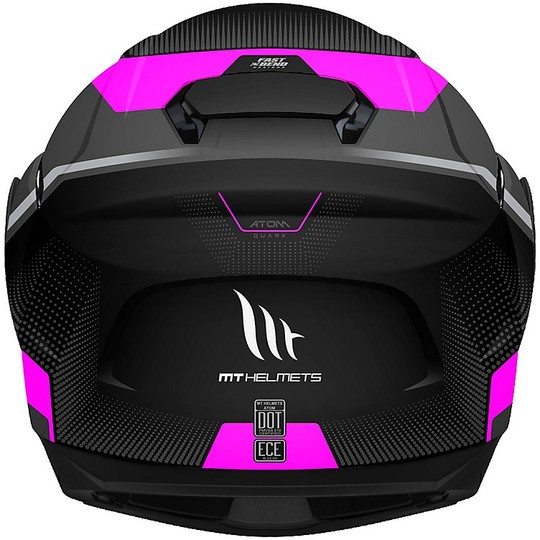 Modular Motorcycle Helmet Approved P / J Mt Helmet ATOM QUARK A8 Matt Black Pink