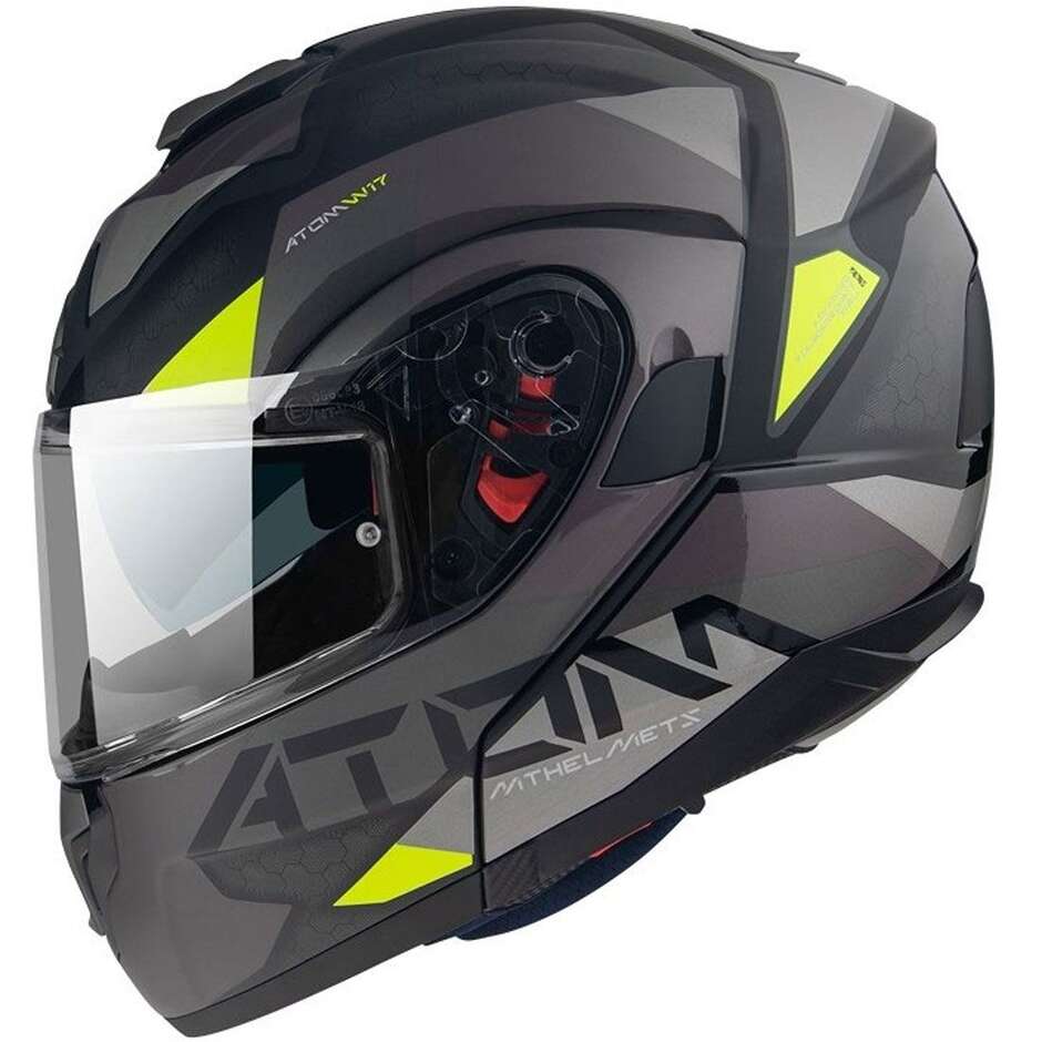 Modular Motorcycle Helmet Approved P/J Mt Helmet ATOM sv W17 B2 Matt Gray