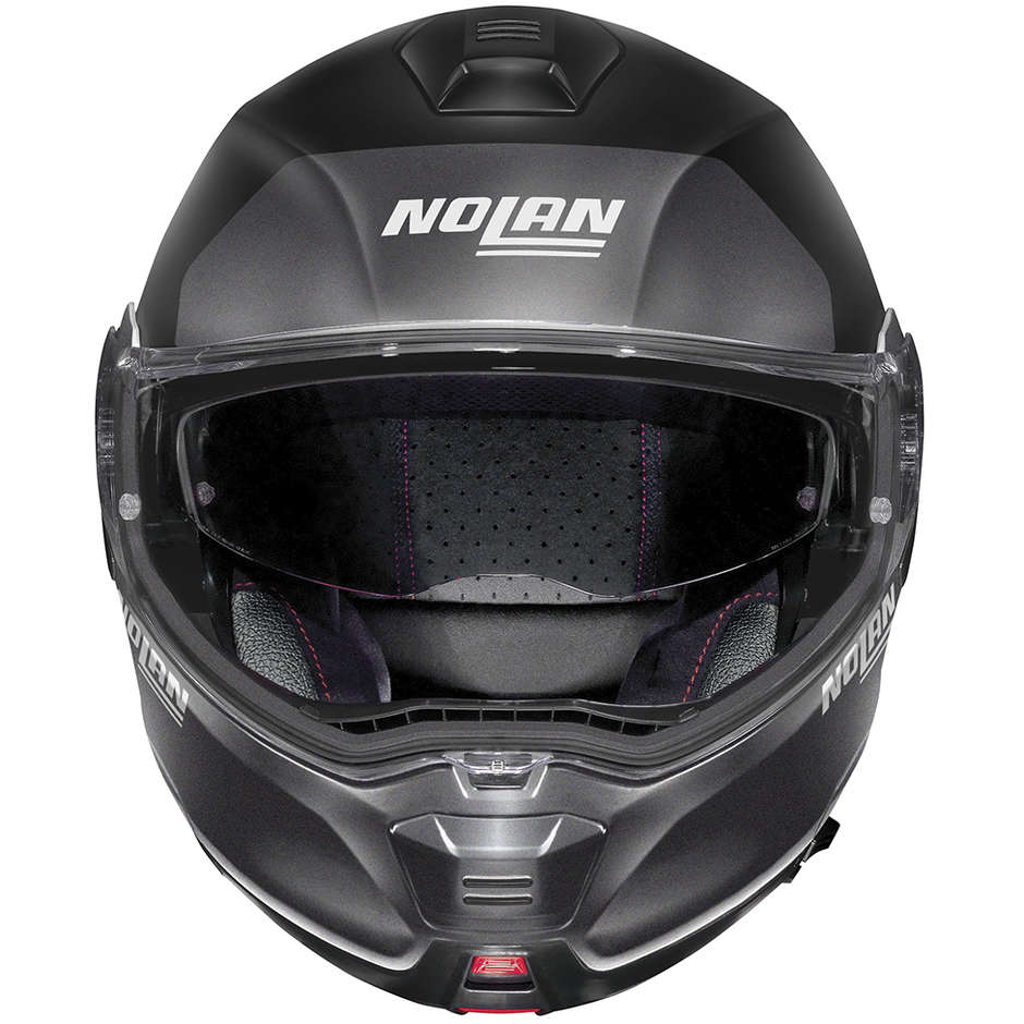 Modular Motorcycle Helmet Approved P / J Nolan N100.5 Plus DISTINCTIVE N-Com 021 Matt Black