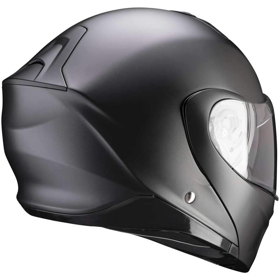 Modular Motorcycle Helmet Approved P / J Scorpion EXO-930 Matt Black