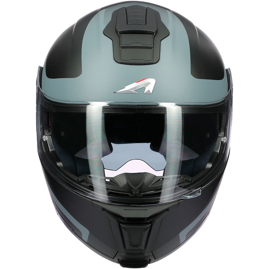 Modular Motorcycle Helmet Astone RT 1200 Evo ASTAR Dark Gray Opaque