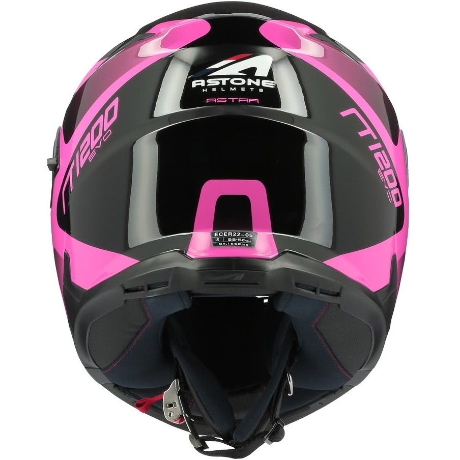 Modular Motorcycle Helmet Astone RT 1200 Evo ASTAR Glossy Pink