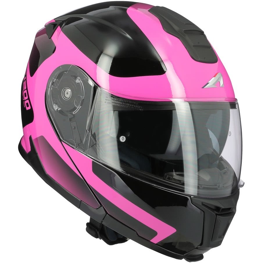 Modular Motorcycle Helmet Astone RT 1200 Evo ASTAR Glossy Pink