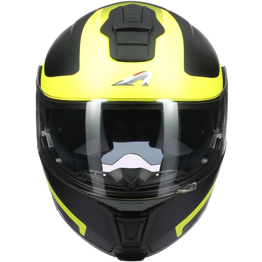Modular Motorcycle Helmet Astone RT 1200 Evo ASTAR Matt Neon Yellow