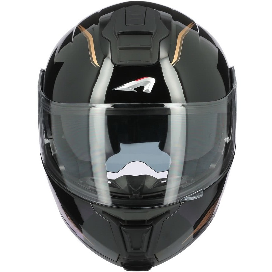 Modular Motorcycle Helmet Astone RT 1200 Evo DARK SIDE Glossy Black Gold