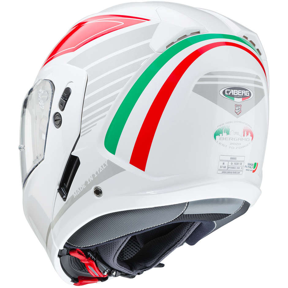 Modular Motorcycle Helmet Caberg HORUS TRIBUTE White Approved P / J