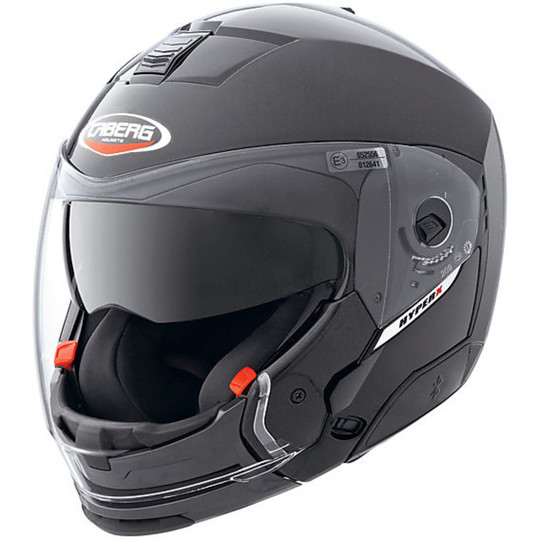 Modular Motorcycle Helmet Caberg Hyper-X Black Finish With Detachable Chin
