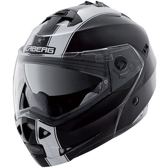 Modular Motorcycle Helmet Caberg Model DUKE Legend Black White