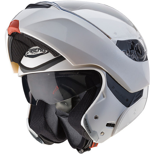 Modular Motorcycle Helmet Caberg Model Modus Glossy White