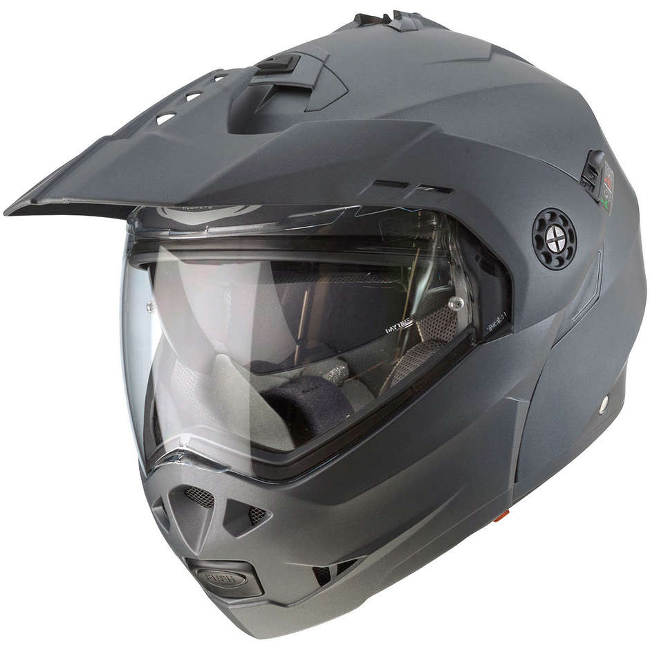 Modular Motorcycle Helmet Caberg Model Tourmax Gun Metal
