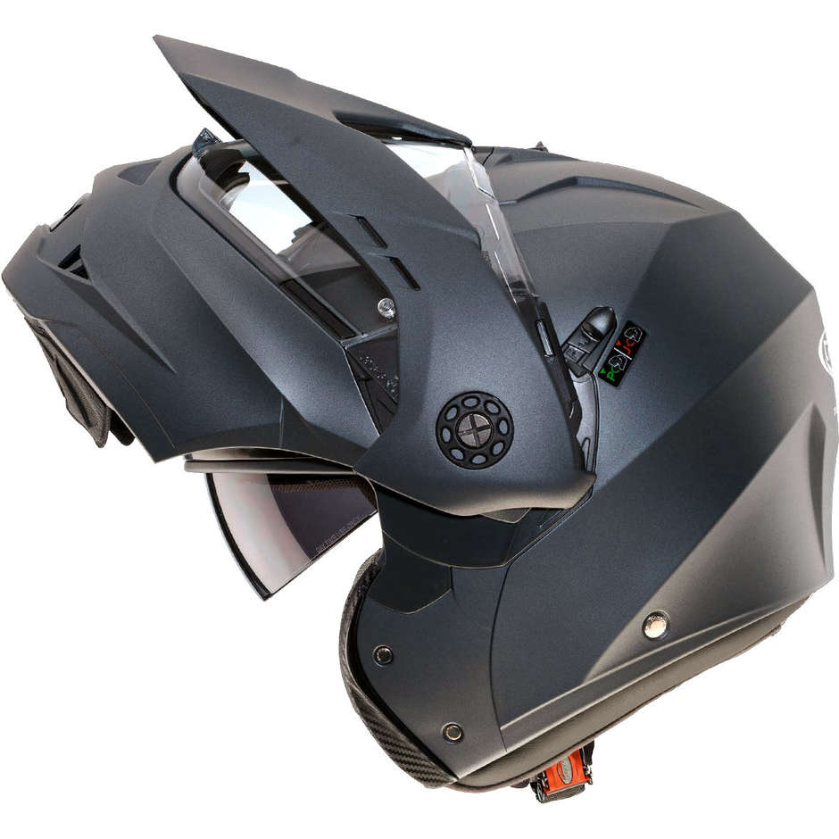 Modular Motorcycle Helmet Caberg Model Tourmax Gun Metal