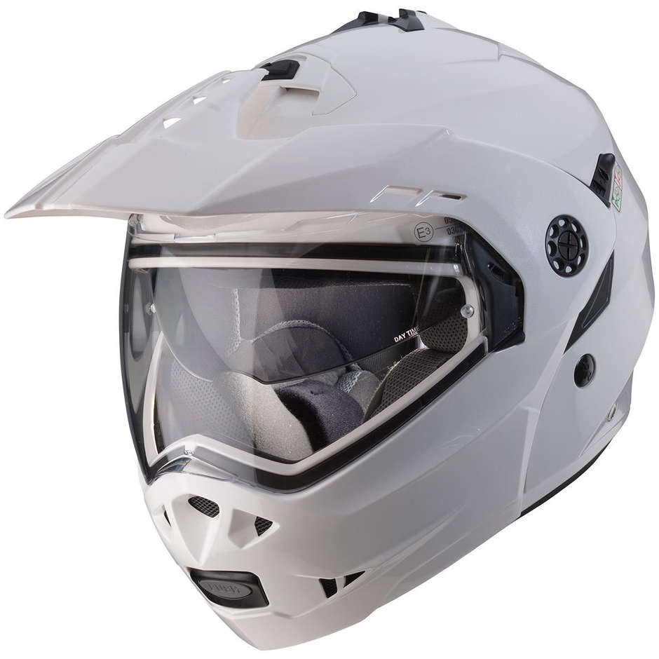 Modular Motorcycle Helmet Caberg Model Tourmax Metal White