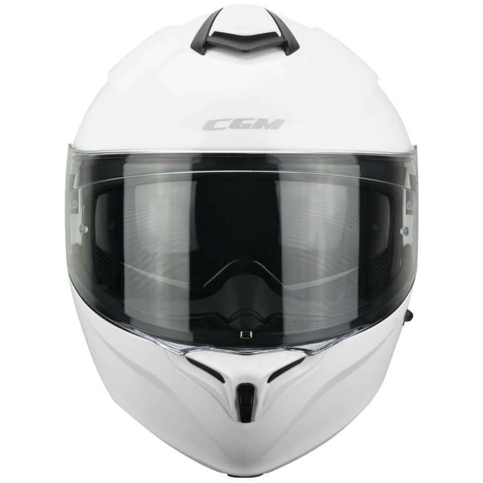 Modular Motorcycle Helmet CGM 568A BER MONO White