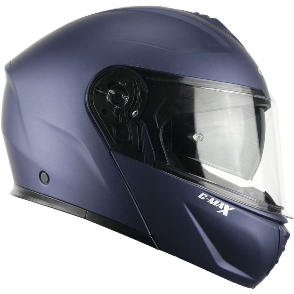 Modular Motorcycle Helmet CGM 569a C-MAX MONO Blue Satin