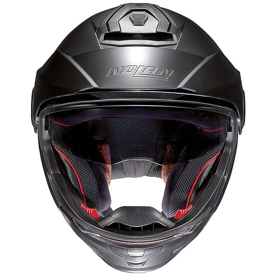 Modular Motorcycle Helmet CossOver Nolan N40.5 GT RESOLUTE N-Com 020 Black Matt White
