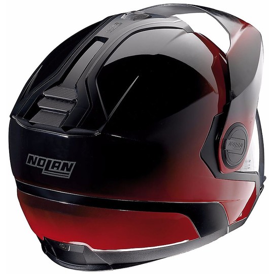 Modular Motorcycle Helmet Crossover Nolan N40.5 GT Fade N-COM Cherry