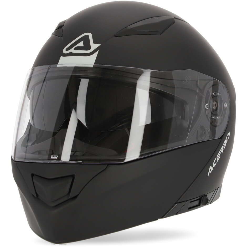 Modular Motorcycle Helmet Double Approval P / J Acerbis REDERWEL Matt Black