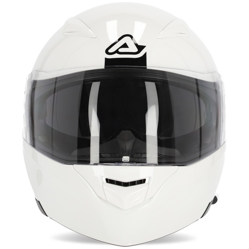 Modular Motorcycle Helmet Double Approval P / J Acerbis REDERWEL White