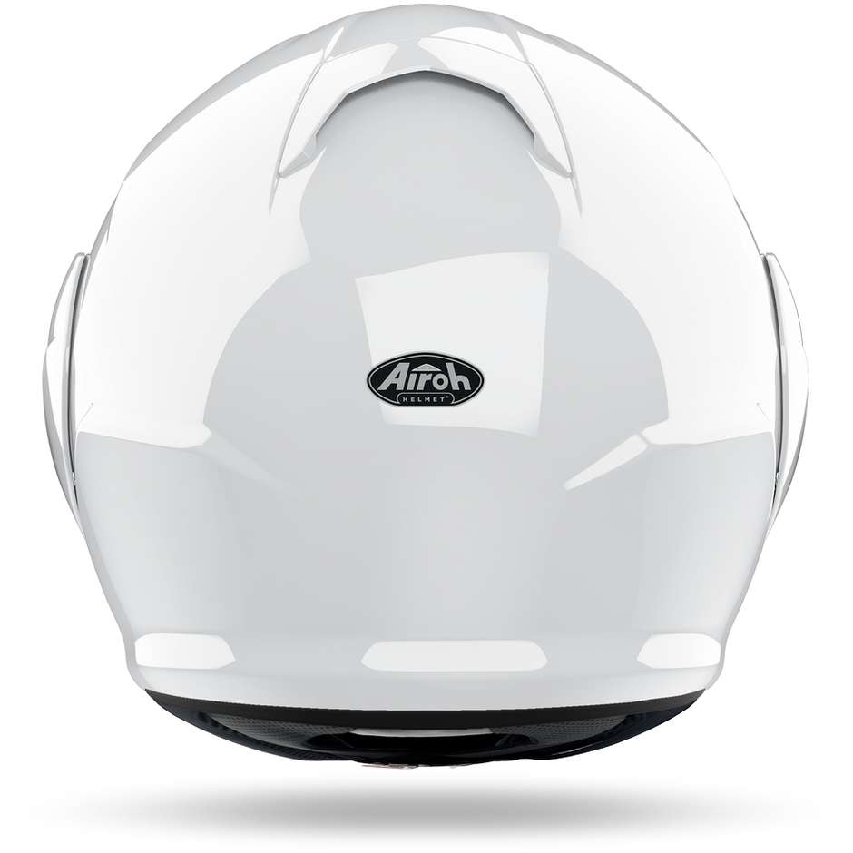 Modular Motorcycle Helmet Double Homologation P / J Airoh MATHISSE Color Glossy White