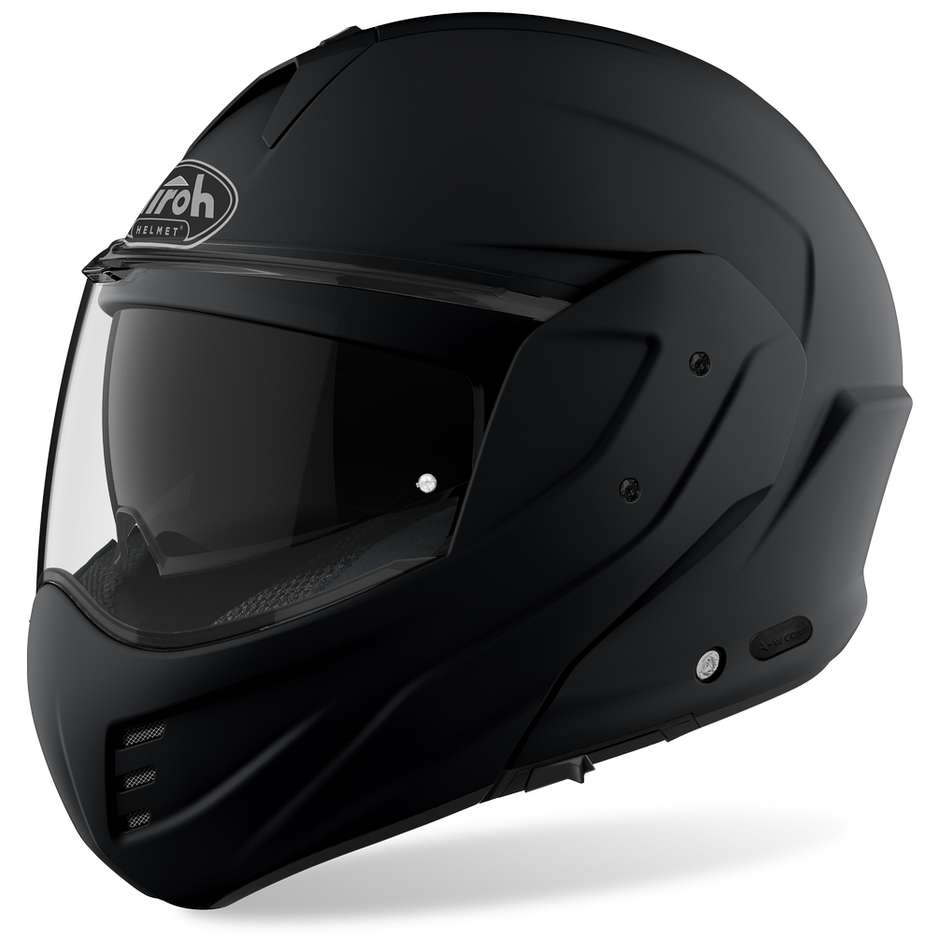 Modular Motorcycle Helmet Double Homologation P / J Airoh MATHISSE Color Matt Black