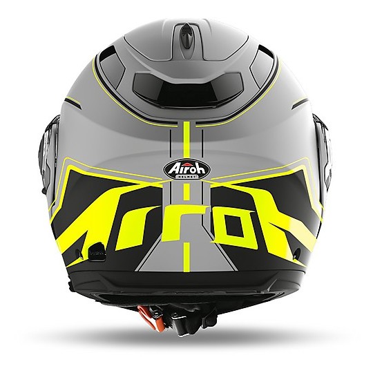 Modular Motorcycle Helmet Double Homologation P / J Airoh PHANTOM S Beat Matt Yellow