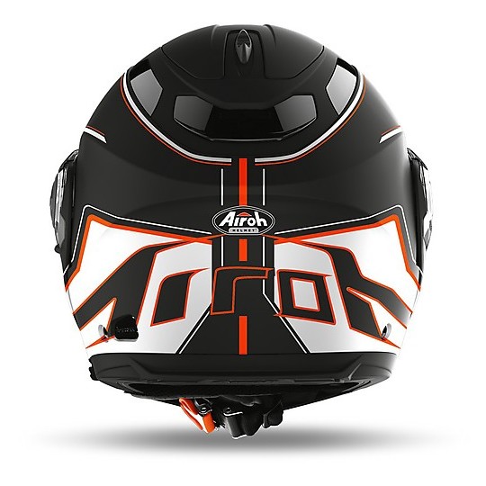Modular Motorcycle Helmet Double Homologation P / J Airoh PHANTOM S Beat Orange Matt
