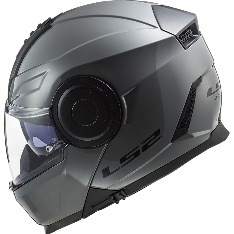 Modular Motorcycle Helmet Double Visor Ls2 FF902 SCOPE Solid Nardo Gray