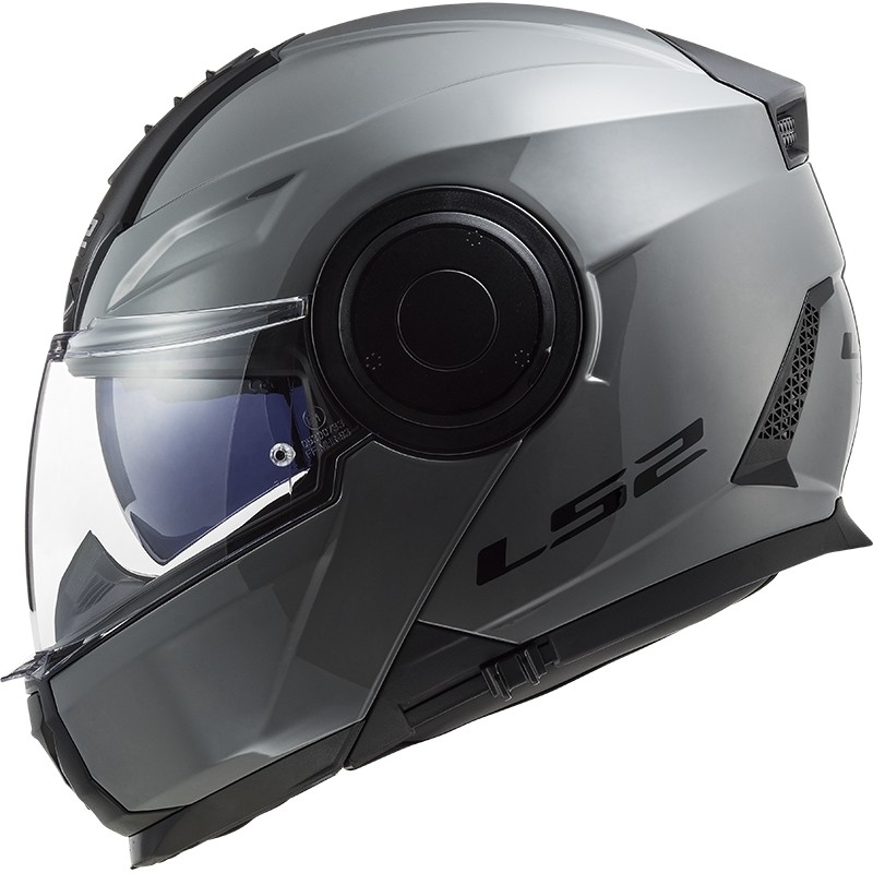 Modular Motorcycle Helmet Double Visor Ls2 FF902 SCOPE Solid Nardo Gray