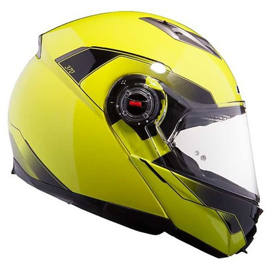 Modular Motorcycle Helmet FF370 Steering Ls2 Quantum Multicolor Yellow Hi-Vision