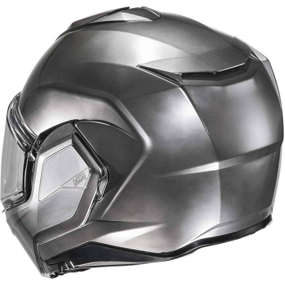 Modular Motorcycle Helmet Hjc i100 UNI HYPER Silver